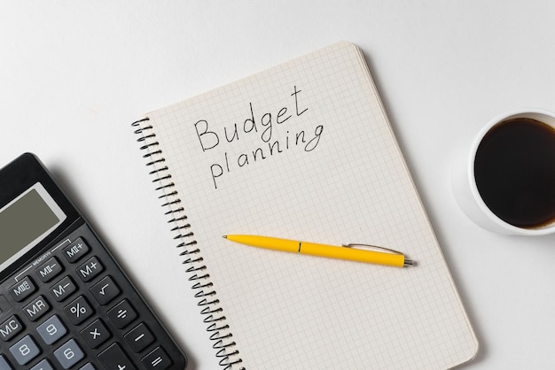 Budget Planning Notebook