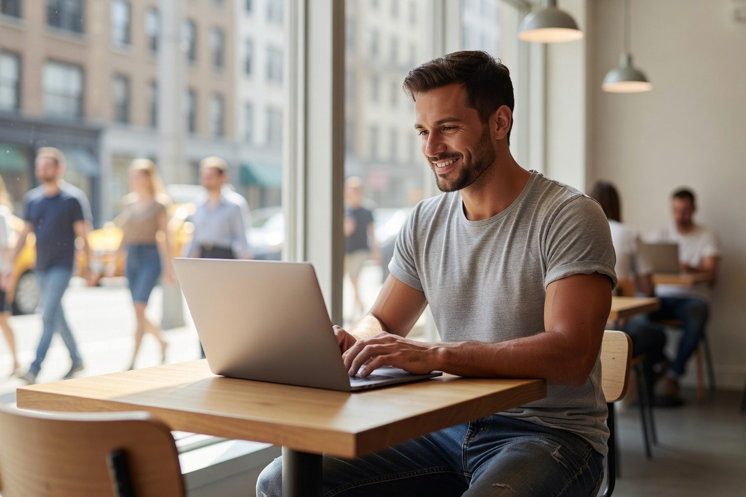 Young professional building toward financial independence