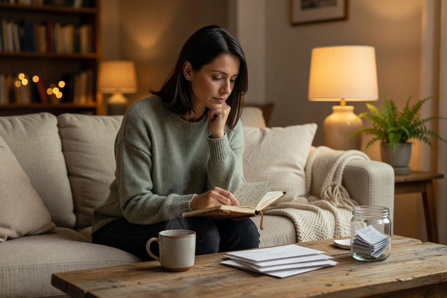 Close-up of pre-tax and post-tax deduction sections on a sample pay stub document