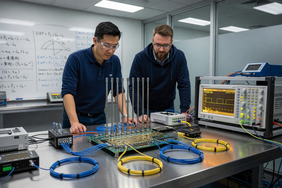 Global map showing 6G research hubs in USA, China, EU, Japan, and South Korea