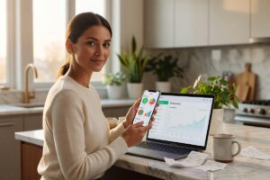 Best budgeting apps for 2026 displayed on a smartphone screen