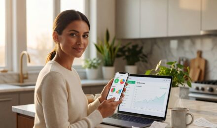 Best budgeting apps for 2026 displayed on a smartphone screen