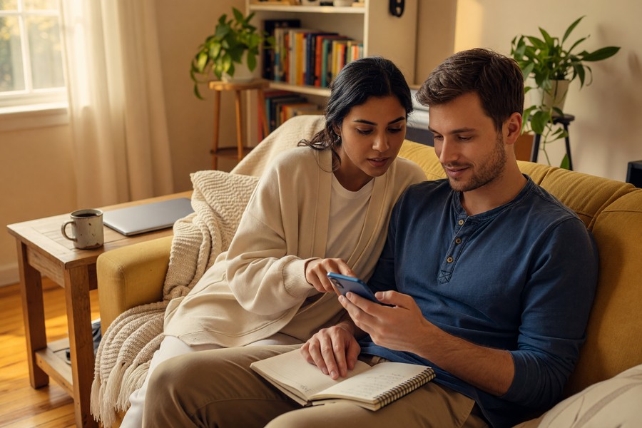 Screenshot comparison of YNAB and Monarch Money budgeting dashboards side by side