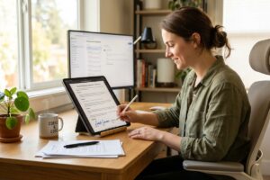 Best e-signature apps for small businesses and freelancers on a laptop screen