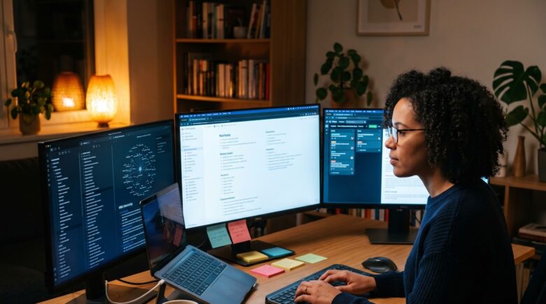 Best internal wiki apps for remote teams displayed on laptop and tablet screens