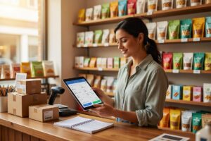 Best inventory management apps for small retail and e-commerce stores displayed on a tablet and smartphone