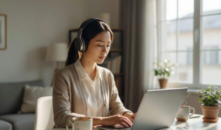 Best noise-canceling headphones for work from home under $150 on a desk setup