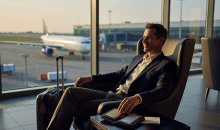 Best travel credit cards for frequent flyers displayed on a world map with boarding passes