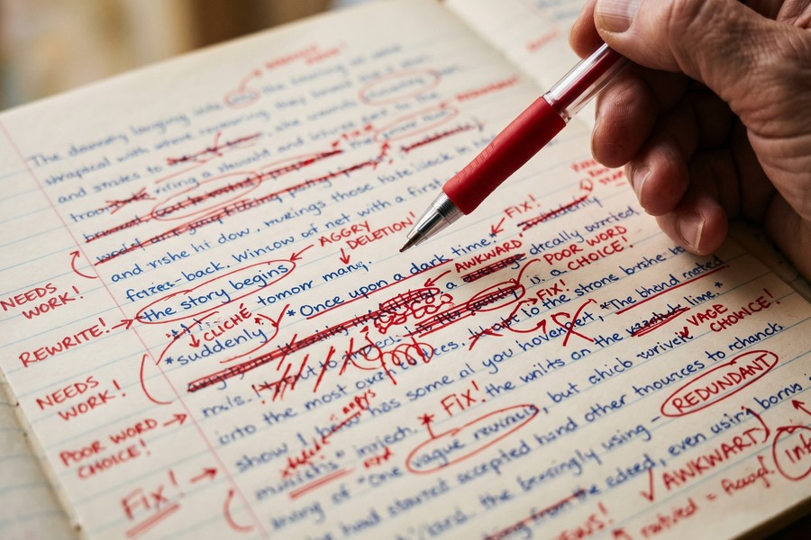 Side-by-side grammar check results from Grammarly and ProWritingAid on the same paragraph