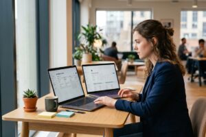 Notion vs Coda comparison for small teams on a laptop screen
