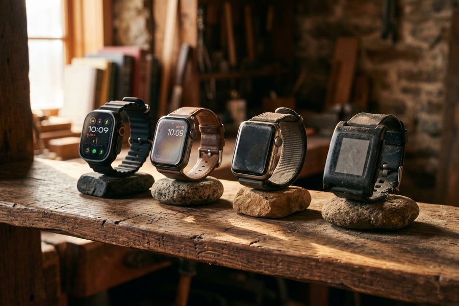 Total 3-year cost comparison chart for smartwatch versus fitness tracker ownership