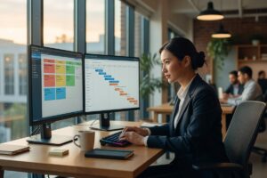 Trello vs Asana project management app comparison side by side