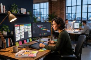 Trello vs Asana interface comparison for creative teams