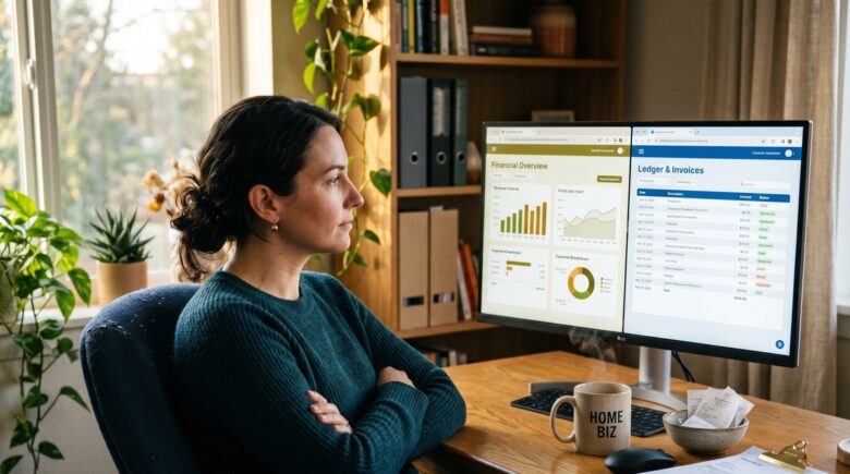 Zoho Books vs QuickBooks comparison for tiny businesses