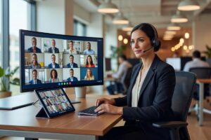 Zoom vs Microsoft Teams video conferencing app comparison for business