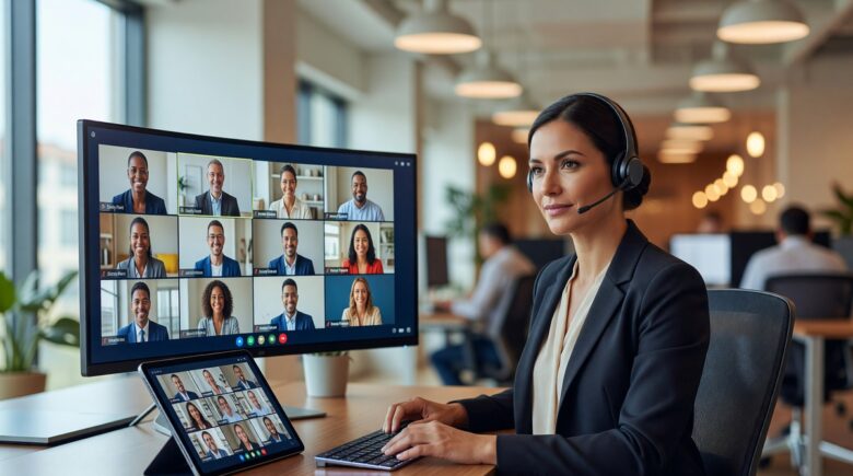 Zoom vs Microsoft Teams video conferencing app comparison for business