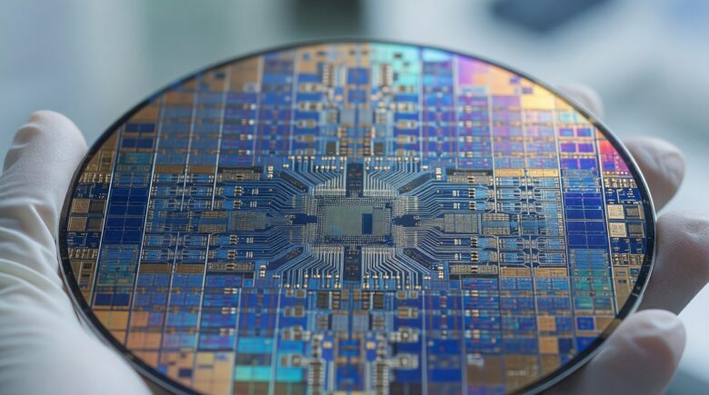 Bar chart showing global semiconductor demand stats and chip market growth trends in 2025