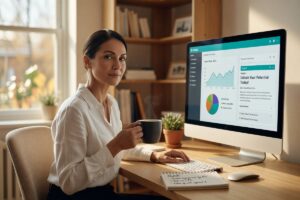 Email marketing app dashboard shown as a Mailchimp alternative for service businesses