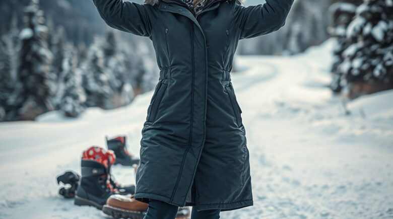 A traveler packing winter essentials for a trip to Iceland