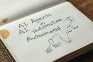 AI agents vs workflows comparison infographic for daily task management