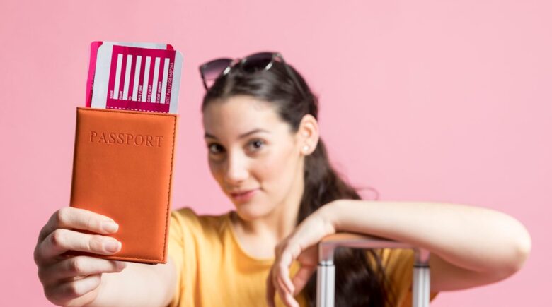 Passport copy travel backup stored in a secure digital app and laminated wallet-sized copy