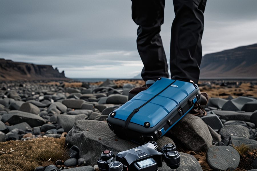 Solo traveler packing a 14-inch carry-on with compression cubes