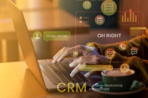Dashboard screenshot comparing HubSpot and Zoho CRM free tiers for solo consultant client management