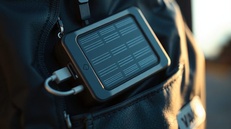 Backpackers charging devices with power banks on a European train journey