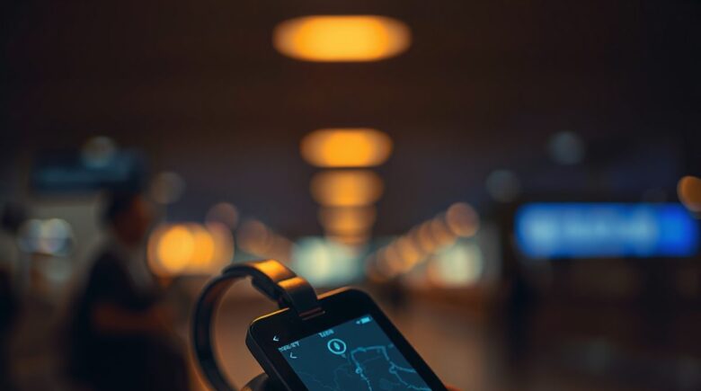 Smart luggage tag with automatic location update after baggage recheck
