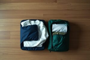 A comparison between packing cubes and compression bags for suitcase organization