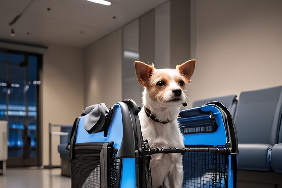App showing real-time flight status and pet boarding alerts