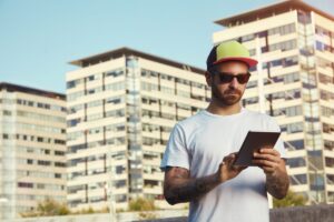 Wearable air quality monitor in urban apartment setting